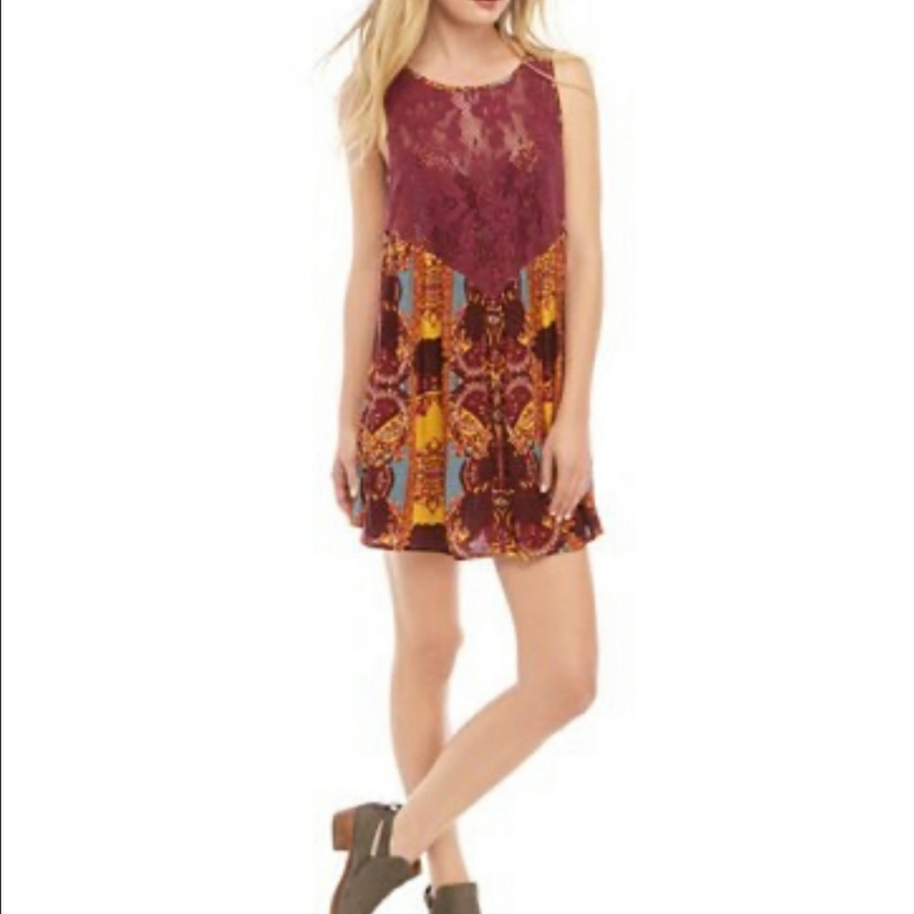 NWT Free People Count Me In Trapeze Tunic/…